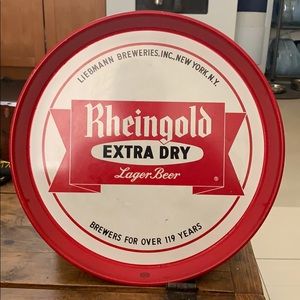 Rheingold beer tray VINTAGE!!